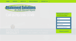 Desktop Screenshot of abatementsolution.com